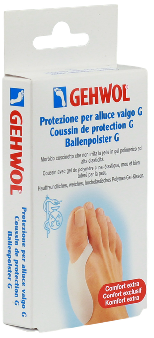 GEHWOL P-Gel aizsargpolsteris lielajam pirkstam G uz kājām, 1 gab.