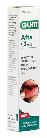 GUM AftaClear 10 ml gels mutes apsardzei