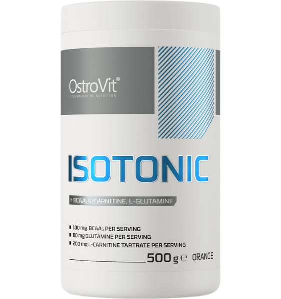 Izotonus pulveris OSTROVIT ar apelsīna garšu, 500 g