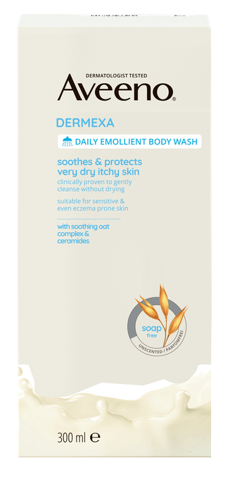 AVEENO Dermexa Daily Emollient 300 ml mazgāšanas krēms