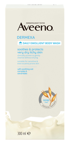 AVEENO Dermexa Daily Emollient 300 ml mazgāšanas krēms