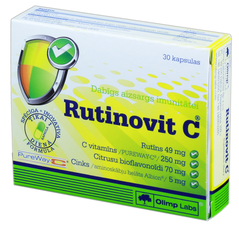 OLIMP LABS Kapsulas Rutinovit C, 30 gab.