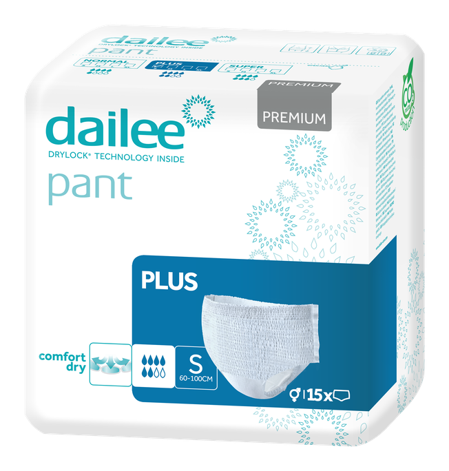 DAILEE Pant Premium Plus biksītes S izmērs, 15 vienības