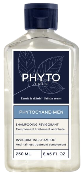 PHYTO Phytocyane šampūns vīriešiem ar iedarbību pret matu izkrišanu, 250 ml