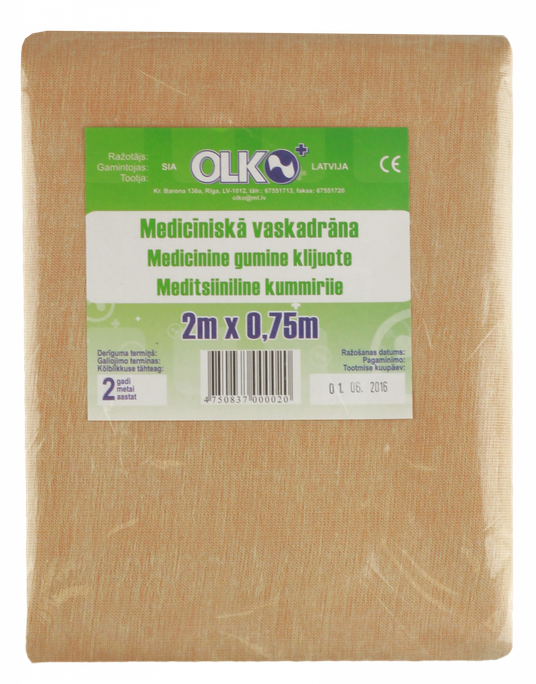 OLKO medicīniskā vaskadrāna 2m × 75cm (1 vienība)