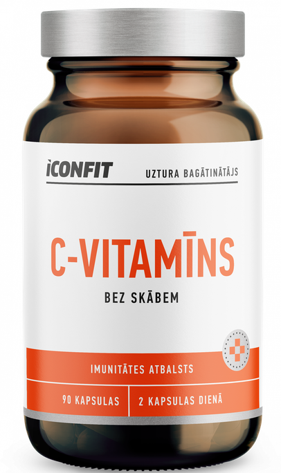 ICONFIT C vitamīna kapsulas, 90 gab., imunitātes stiprināšanai