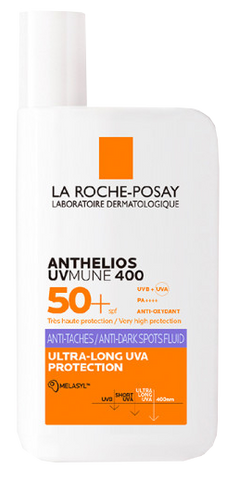 LA ROCHE-POSAY Anthelios Uvmune 400 – anti pigmentācijas plankumi SPF 50+, saules aizsarglīdzeklis, 50 ml