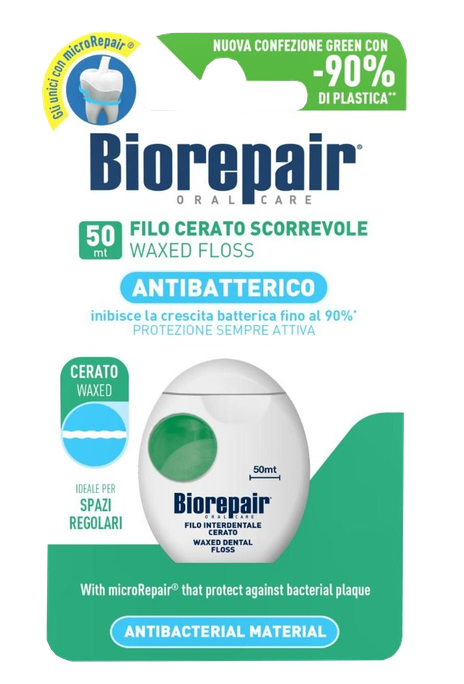 BIOREPAIR Vaskots 50m zobu diegs, 1 gab.
