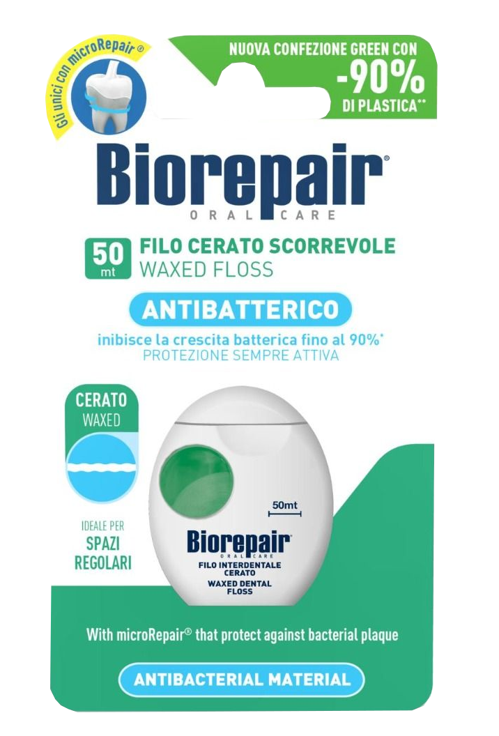 BIOREPAIR Vaskots 50m zobu diegs, 1 gab.
