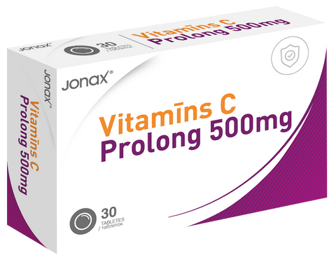 JONAX C vitamīna Prolong tabletes, 30 gab.