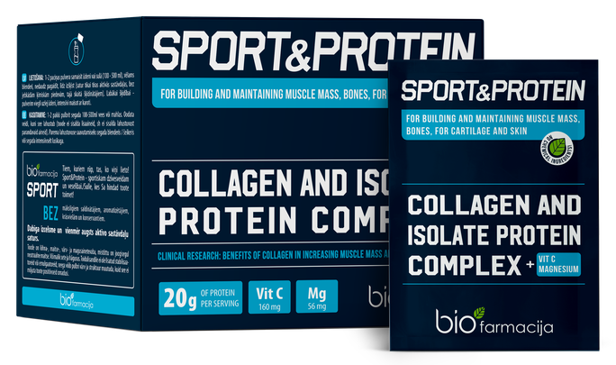 Sport & Protein paciņas BIOFARMACIJA, 28 tukumā