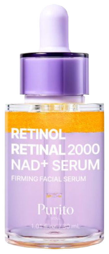 PURITO Retinol Retinal 2000 NAD+ Nakts serums 30 ml