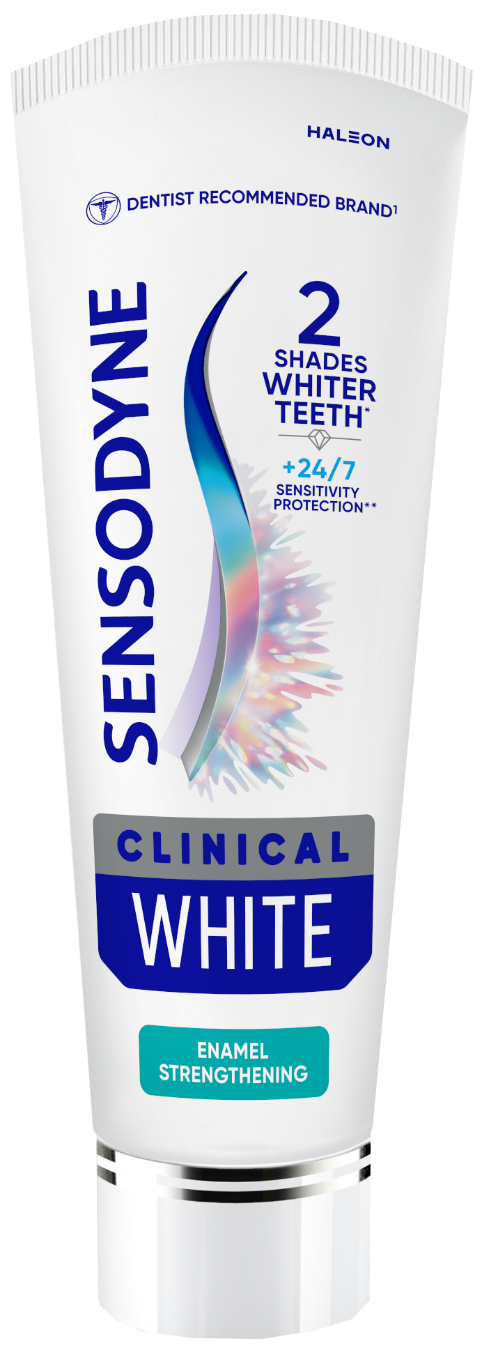 Sensodyne Clinical White zobu pasta jutīgiem zobiem, 75 ml — stiprinoša formula