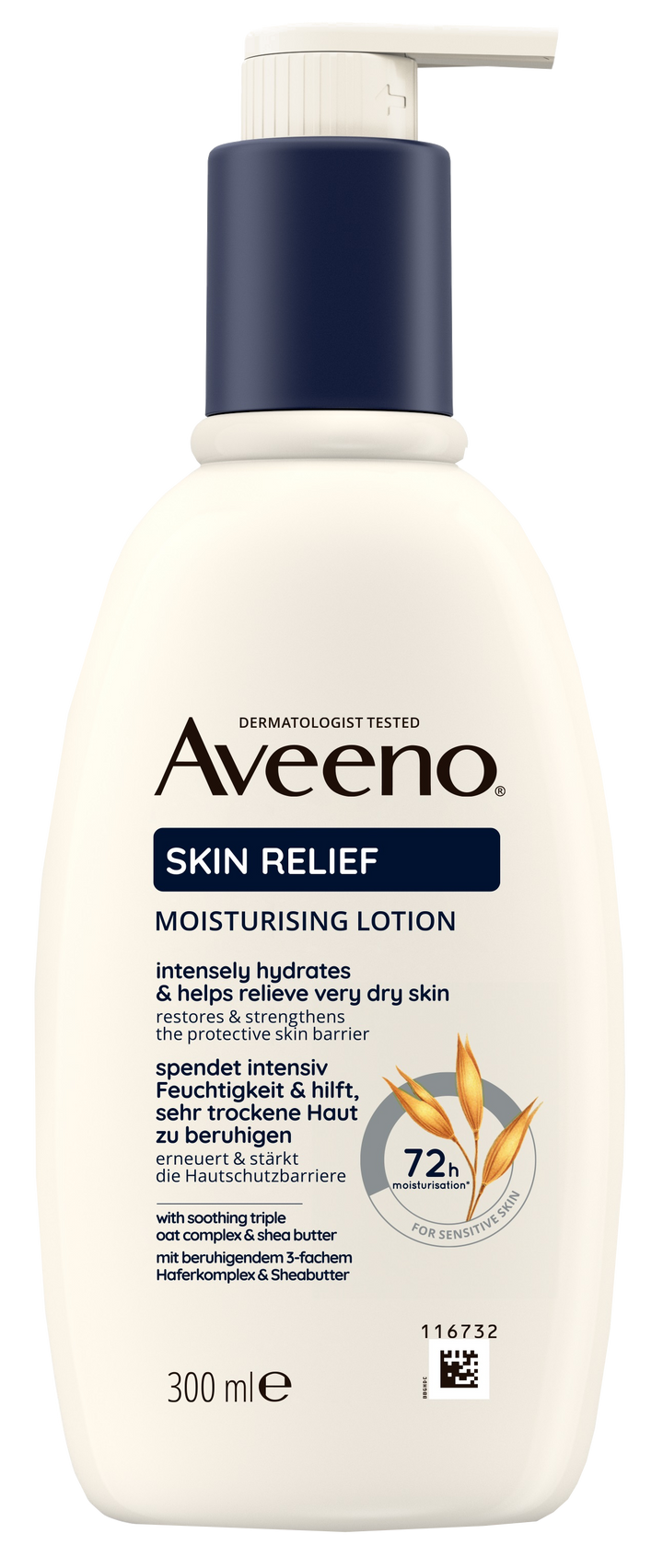 AVEENO Skin Relief ķermeņa losjons ar auzām, 300 ml