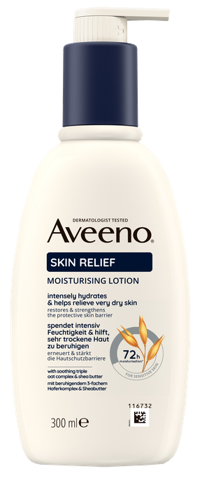 AVEENO Skin Relief ķermeņa losjons ar auzām, 300 ml