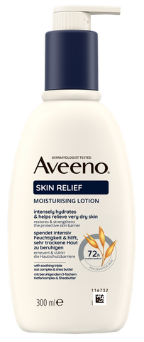 AVEENO Skin Relief ķermeņa losjons ar auzām, 300 ml