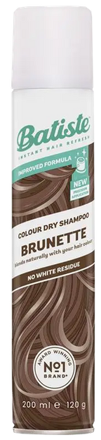 BATISTE Brunete sausais šampūns vidējiem matiem, 200 ml