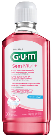 GUM SensiVital+ mutes skalošanas šķīdums 300 ml, jutīgiem zobiem