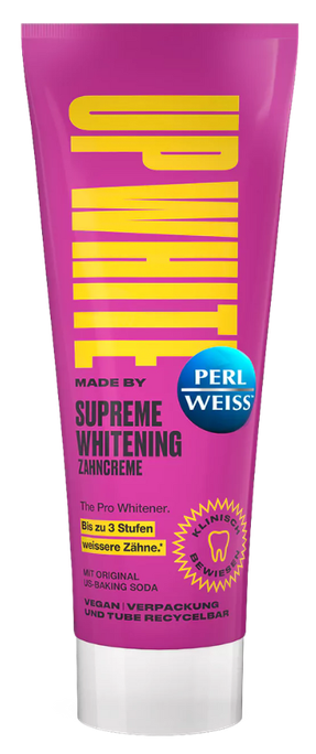 PERLWEISS Up White Supreme - Balinošā zobu pasta 75 ml
