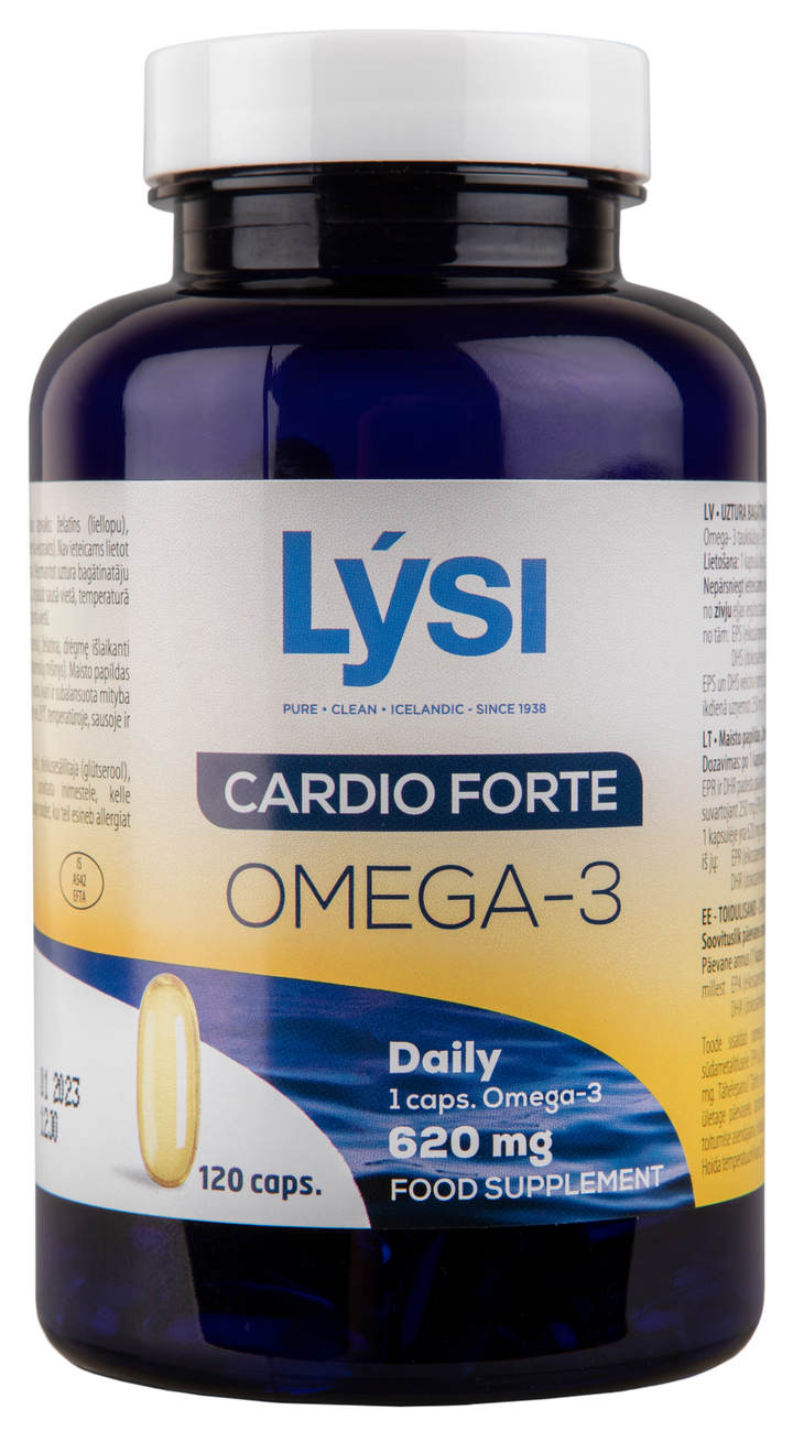 LYSI Cardio Forte Omega-3, 120 kapsulas