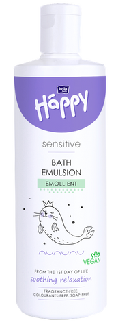 HAPPY Sensitīvas vannas emulsijas produkts, 250 ml