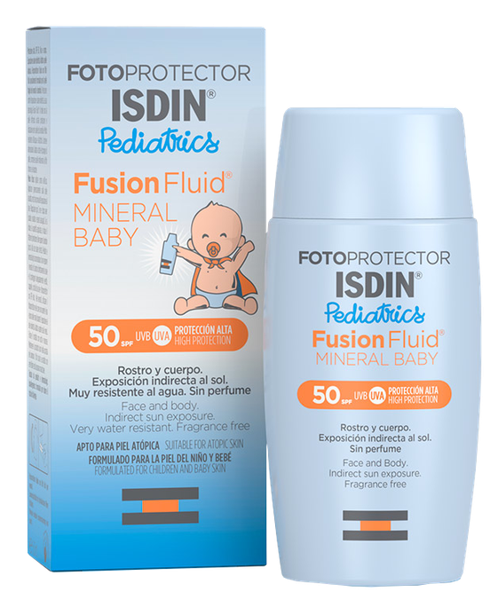 ISDIN Fotoprotector Pediatrics SPF 50 minerālu bērna saules aizsargs, 50 ml