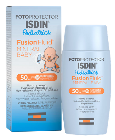 ISDIN Fotoprotector Pediatrics SPF 50 minerālu bērna saules aizsargs, 50 ml