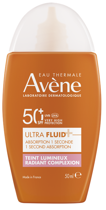 AVENE Sun Ultra Fluid Radiance SPF 50+ — 50 ml saules aizsarglīdzekļa fluīds