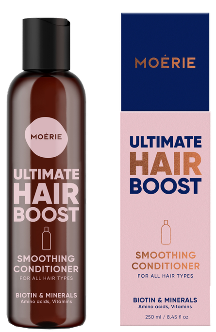 MOERIE Ultimate Hair Boost Matu kondicionieris ar izlīdzinošu efektu, 250 ml