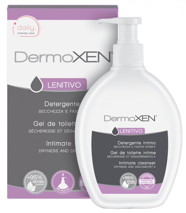 DERMOXEN Lenitivo – Maigas intīmās higiēnas želeja, 200 ml