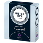 MISTER SIZE prezervatīvi 69/225 mm, iepakojums 3 gab.