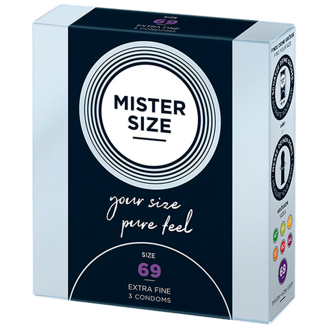 MISTER SIZE prezervatīvi 69/225 mm, iepakojums 3 gab.