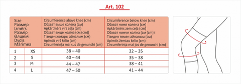 LAUMA MEDICAL L ceļa elastīgais balsts, 2 gab.
