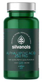 SILVANOLS kapsulas ar Alfa-liposkābi 250 mg — 60 gab.
