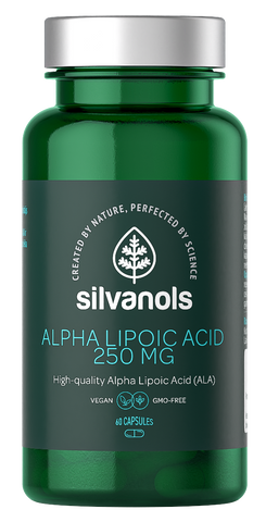 SILVANOLS kapsulas ar Alfa-liposkābi 250 mg — 60 gab.