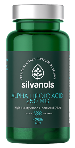 SILVANOLS kapsulas ar Alfa-liposkābi 250 mg — 60 gab.