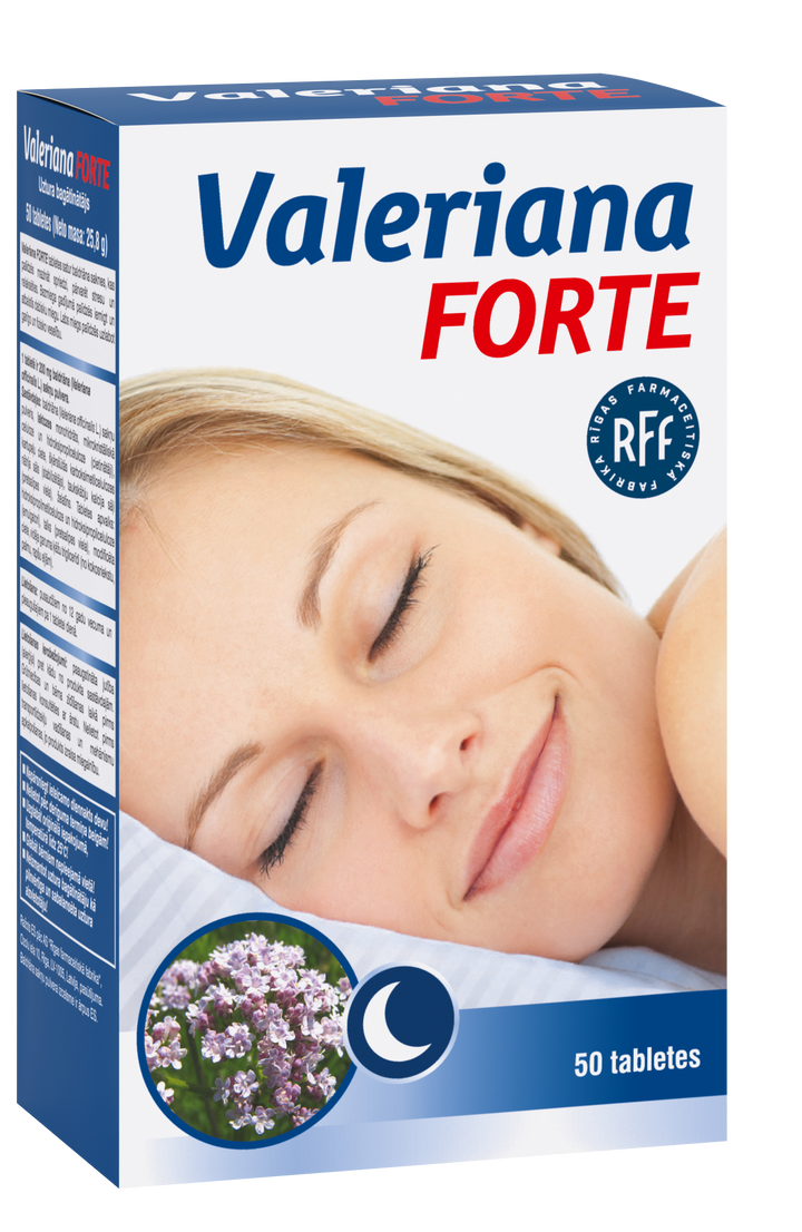 RFF Valeriana Forte, 50 tabletes