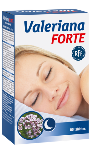 RFF Valeriana Forte, 50 tabletes