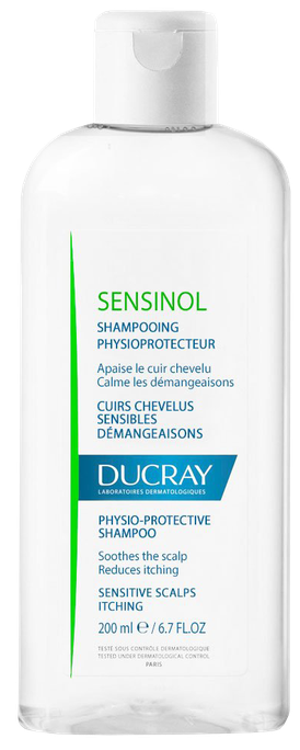 Sensinol DUCRAY šampūns 200 ml jutīgai galvas ādai