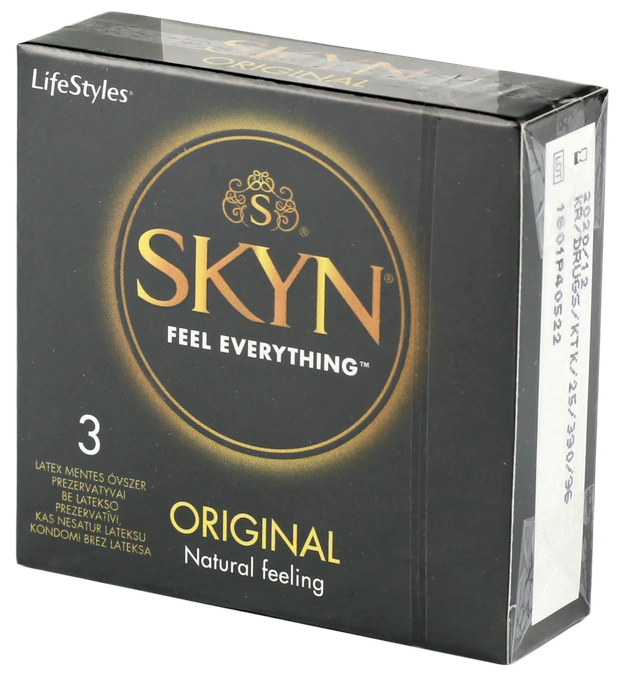 LIFESTYLES Skyn Original, 3 prezervatīvi