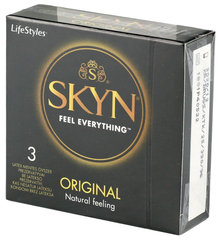 LIFESTYLES Skyn Original, 3 prezervatīvi