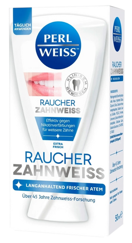Zobu balināšanas pasta PERLWEISS Smoker Whiten, 50 ml