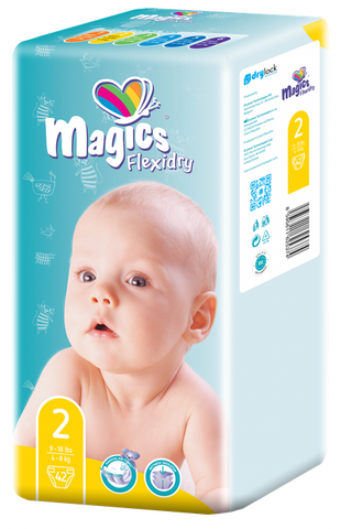 MAGICS Flexidry Mini 2 (4-8 kg) — autiņbiksītes, 42 paciņas