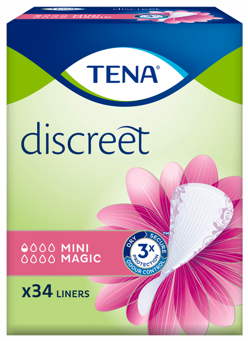 TENA Discreet Mini Magic – 34 uroloģiski ieliktņi