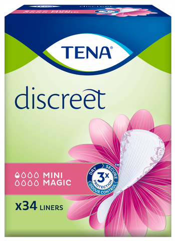 TENA Discreet Mini Magic – 34 uroloģiski ieliktņi