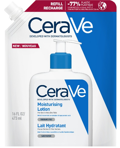 CERAVE Ķermeņa losjons mitrinošs (uzpilde), 473 ml