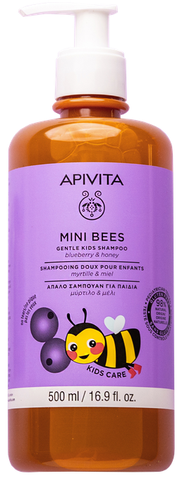 APIVITA Mini Bees Delicate Kids šampūns 500 ml