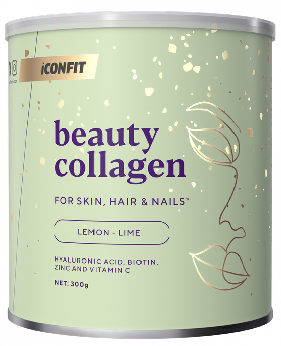 ICONFIT Skaistuma Kolagēns Citrona-Laima Aromāts, 300 g pulveris