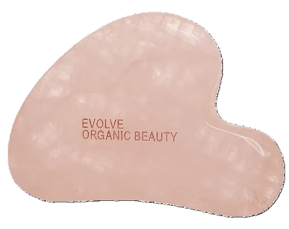 EVOLVE rozā kvarca masāžas Gua Sha plāksne – 1 vienība
