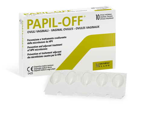 PAPIL-OFF vaginālās svecītes – 10 vienu